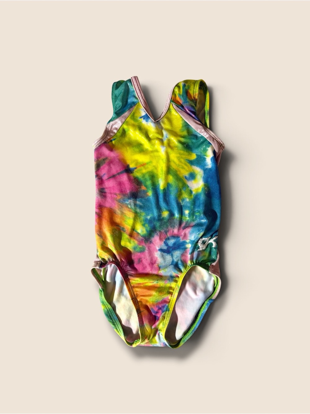 GK Kids Tie-Dye One-Piece Swimsuit - Yellow, Blue, Pink, Green